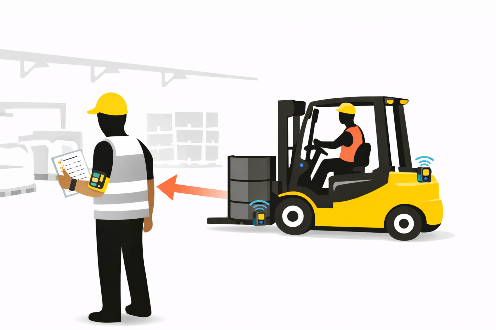 Forklift case – GenbaSense safety